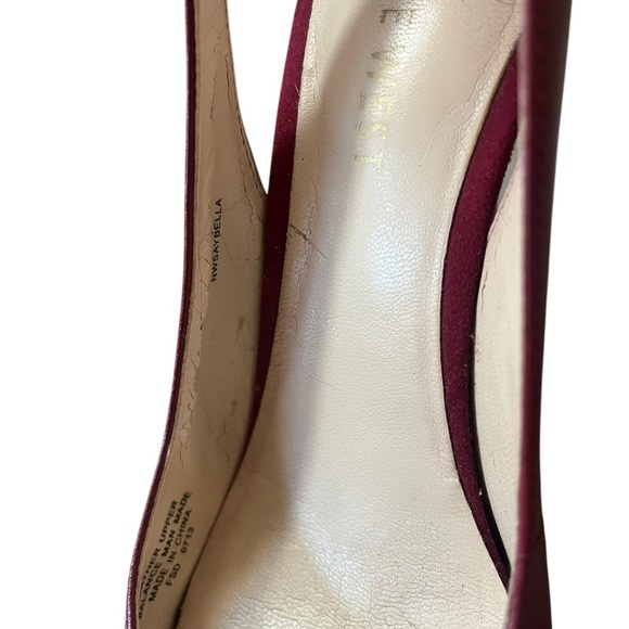 Nine West Women's Red Ankle Strap Heels womens size 6.5 - Picture 4 of 7